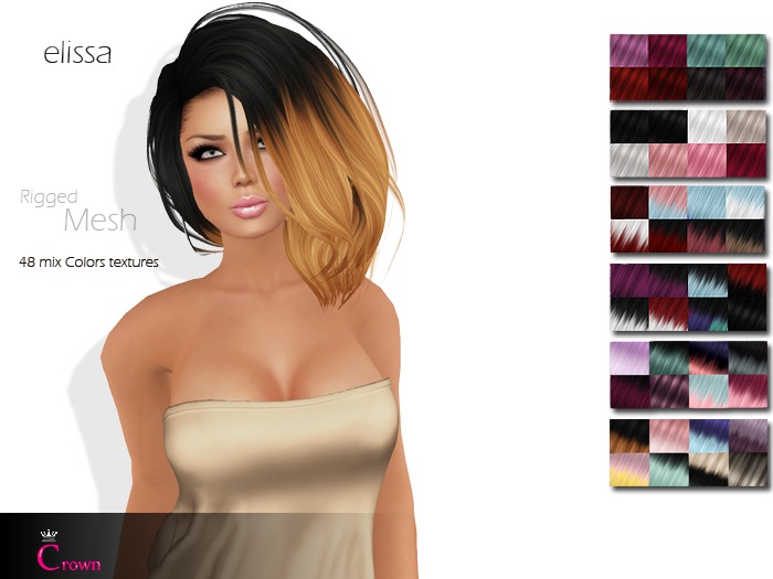 .::Crown::. Long Hair "Jasmin" DEMO V2.0