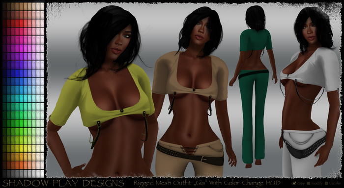 Rigged Mesh Outfit GIA