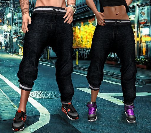 Kapone Leg Up Jogging Black