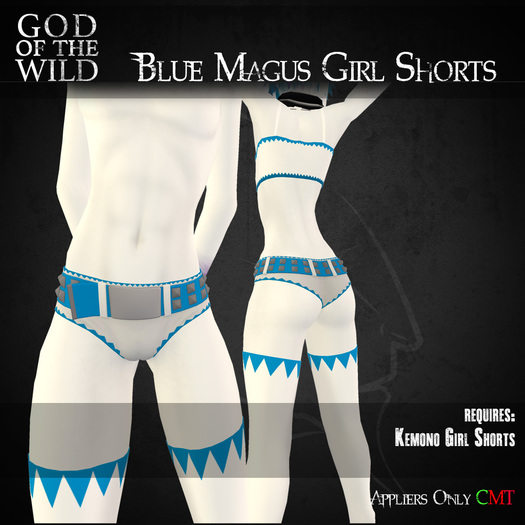 :GW: Blue Magus Girl Shorts