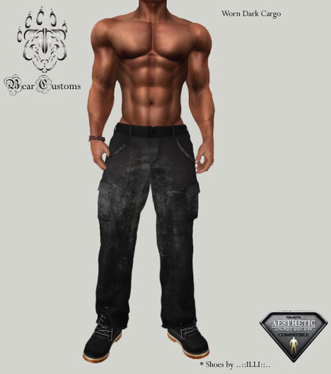 Worn Dark Cargos