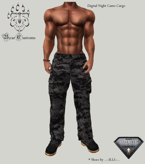 Digital Night Camo Cargo