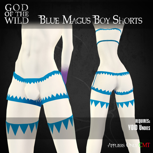 :GW: Blue Magus Boy Shorts