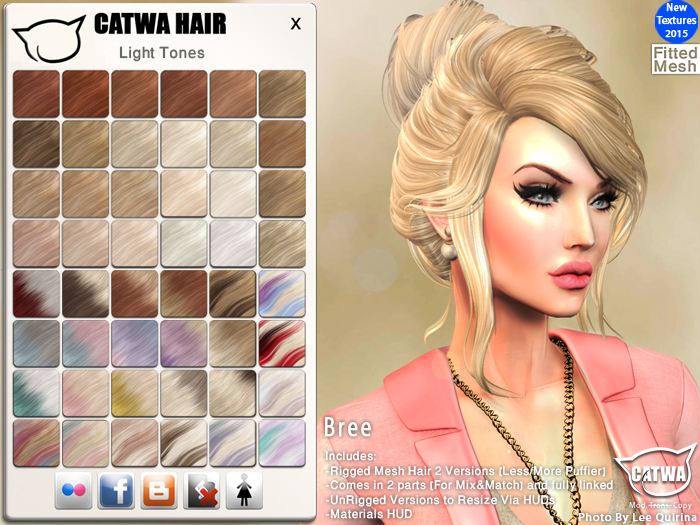 CATWA HAIR Bree [Lights]
