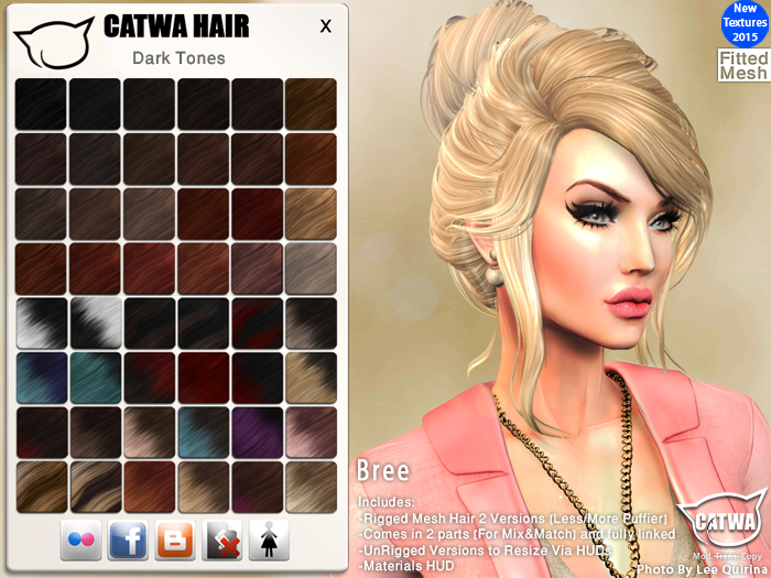 CATWA HAIR Bree [Darks]