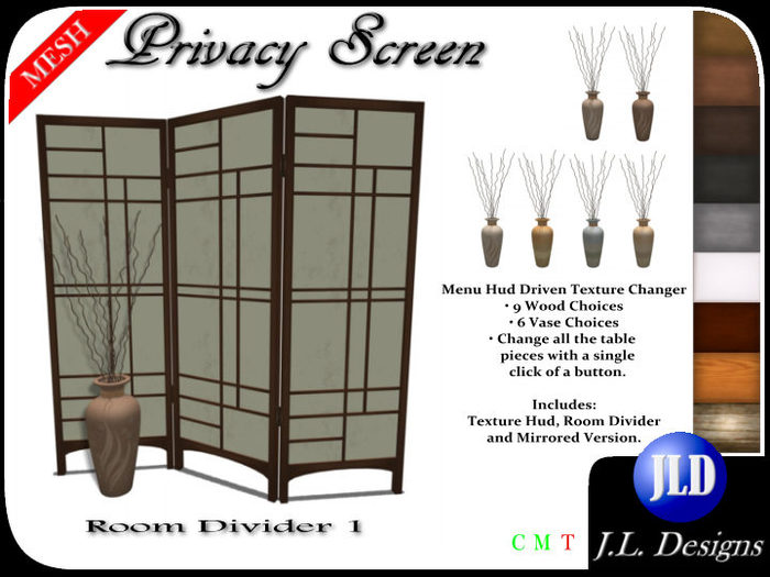 J.L. Designs -Canyon Living Room Tabel Set (mesh)