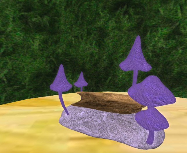 MistyGlen Tiny Forest Seat -- Purple
