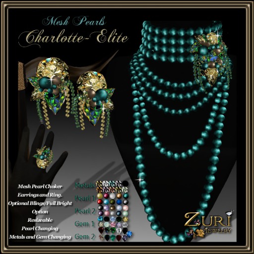 Charlotte Pearls Elite Collection Copy (Partial Mesh) Zuri Rayna Jewelry
