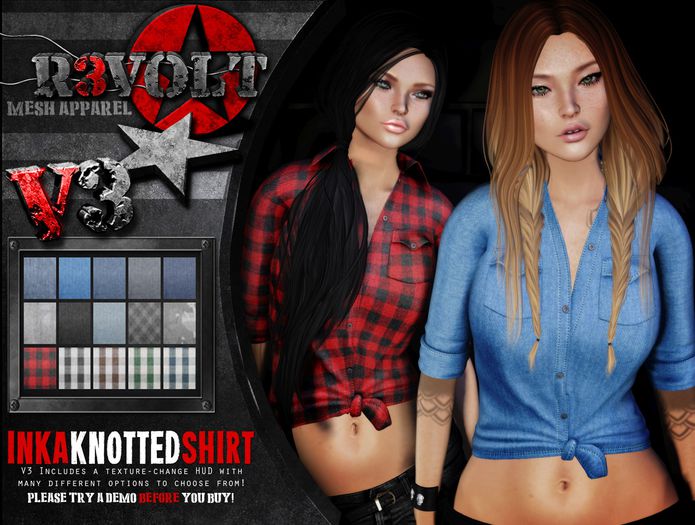 [R3] - Inka Knotted Shirt [V3]