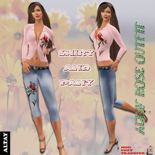 ALTAY  ROSE OUTFIT PINK