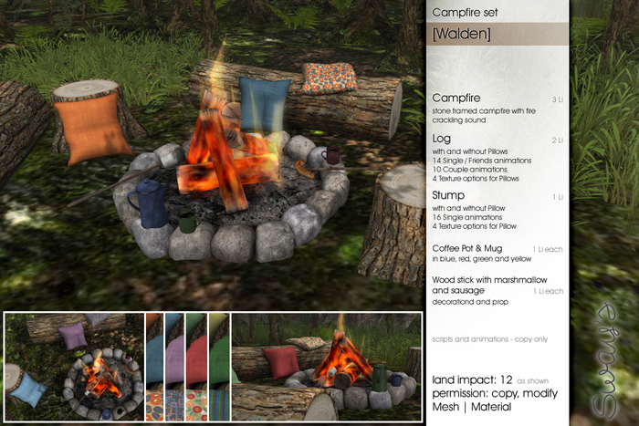 Sway's [Walden] Campfire Set