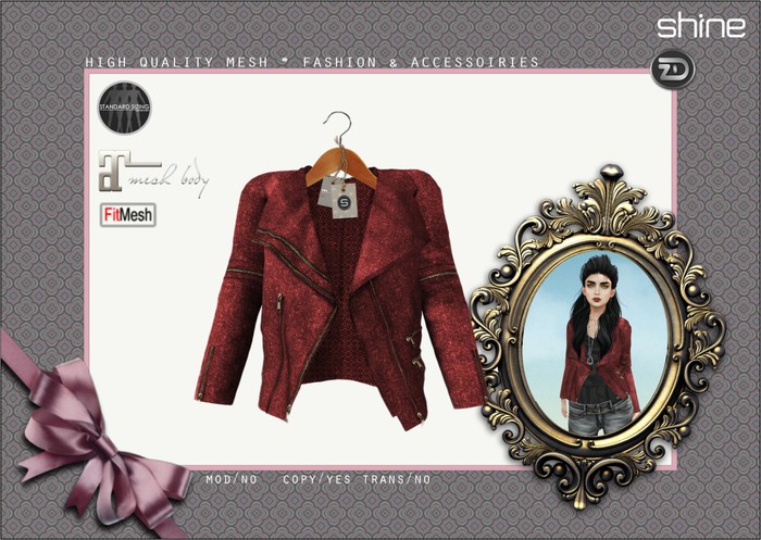 shine by [ZD] - FitMesh - "Kendra" Bouclé Jacket