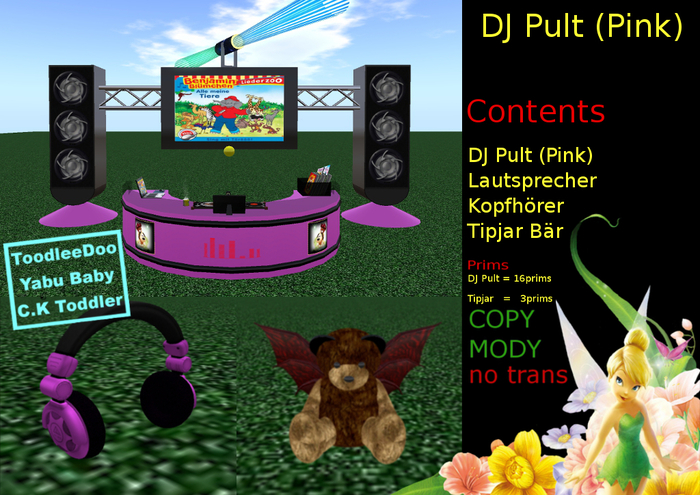 DJ Pult (Pink)