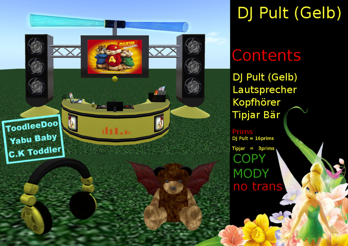 DJ Pult (Gelb)