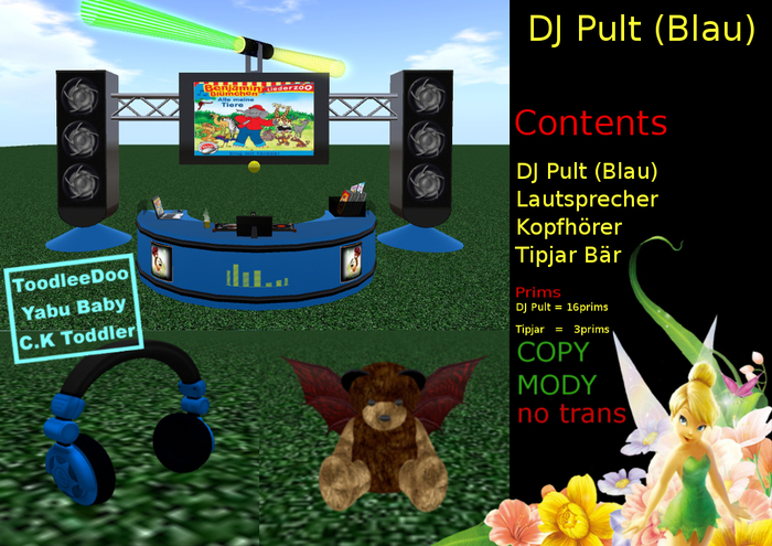 DJ Pult (Blau)