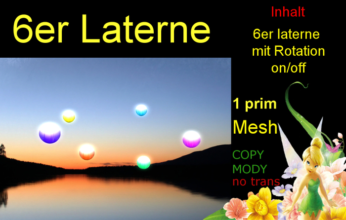 6er Laterne