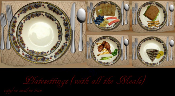  Plate  Setting Fancy
