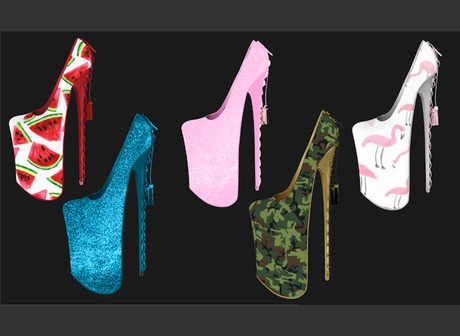 Second Life Marketplace - Oh my goth-Willow heels