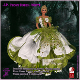 ~LP~ Peony Dress (Boxed)  White