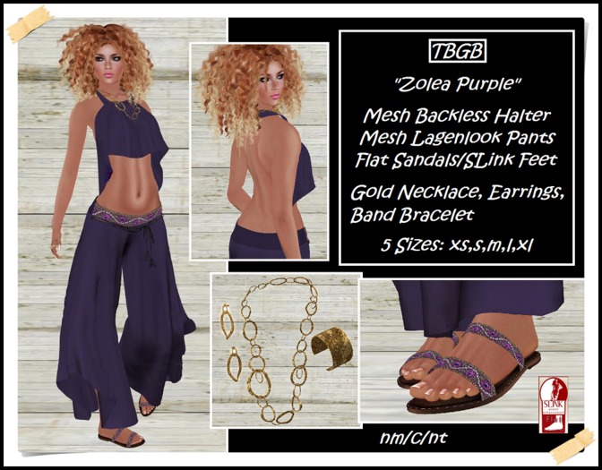 !!! TBGB - "Zolea" Purple by Sej