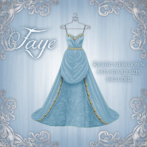 [K~*~S] Faye - Gown - Powder Blue