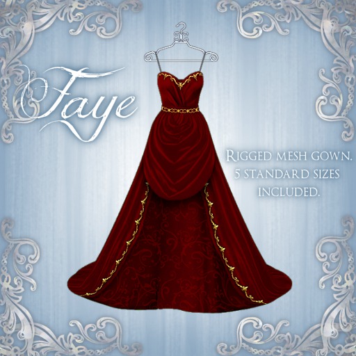 [K~*~S] Faye - Gown - Ruby
