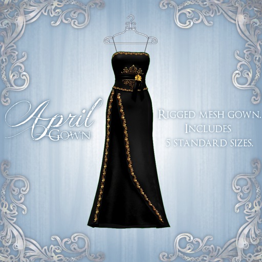 [K~*~S] April - Gown - Midnight