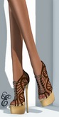 Entice - Crash Into Me Heels - Slink High/Maitreya - Brown