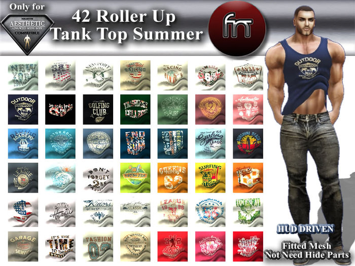[FN] Aesthetic Roller Up Tank Top 42 FatPack - Suit Bag 