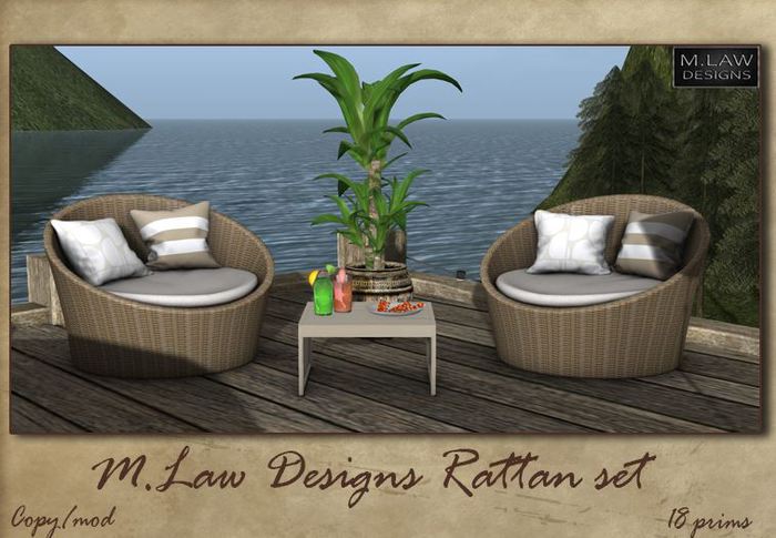 .:M.LAW:. Designs Rattan Set box