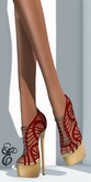 Entice - Crash Into Me Heels - Slink High/Maitreya - Red