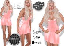 !MiH Satin Slip Dress lust (w/fitmesh)