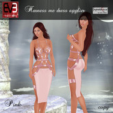 Harness me dress pink
