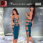 Harness me dress teal