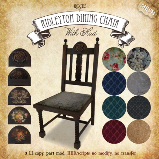 [noctis] Ridleyton Dining chair with HUD