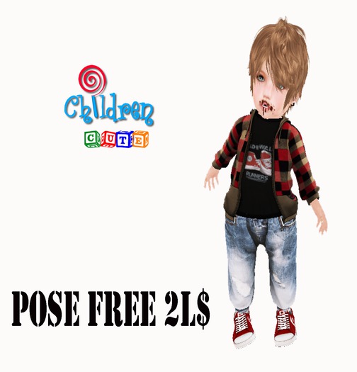{Children Cute} Pose