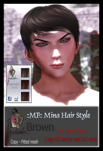 ::MF:: Mina Hair Style - Brown