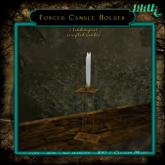 LD Forged Candle Holder 