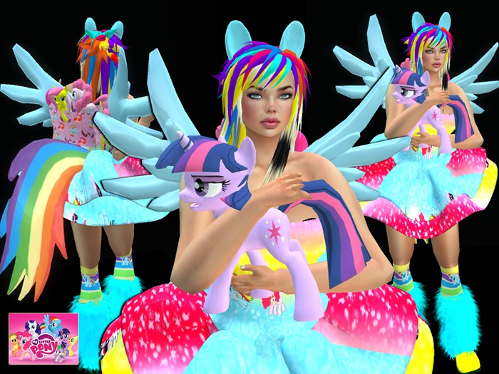 MI PEQUENIO PONY OUTFIT-CLASSIX-DRESS:L-S-M-XS-XSS