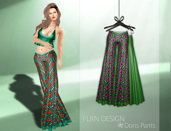 [FLRN] Doris Pants Green