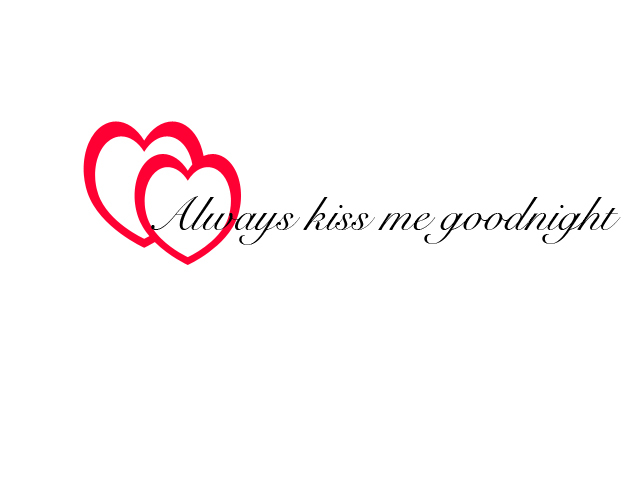 AlwaysKissMeGnightRedHearts