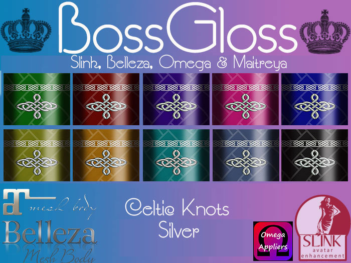 Boss Gloss Celtic Knots (Silver)