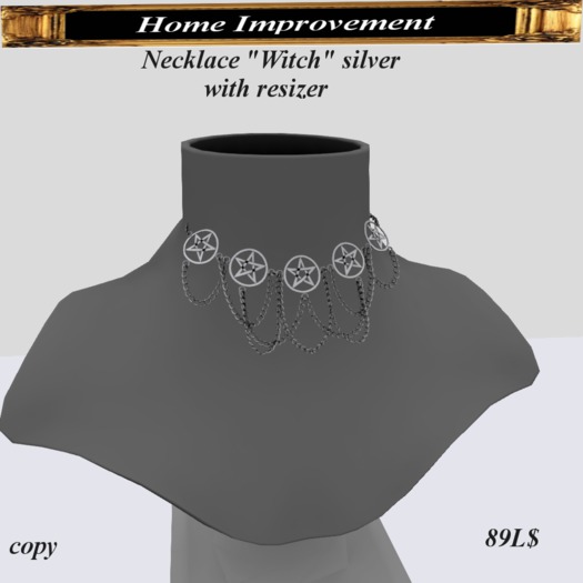 Necklace "Witch" silver Box