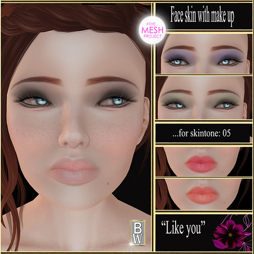 Faceskin TMP tone 02 with 3 make-ups 'Like You'