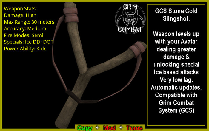 GCS Stone Cold Slingshot (BOXED)