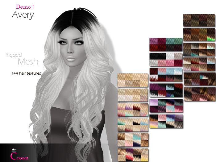 .::Crown::. Long Hair "Jasmin" DEMO V2.0