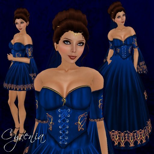 [K~*~S] Cyrenia - Gown - Sapphire
