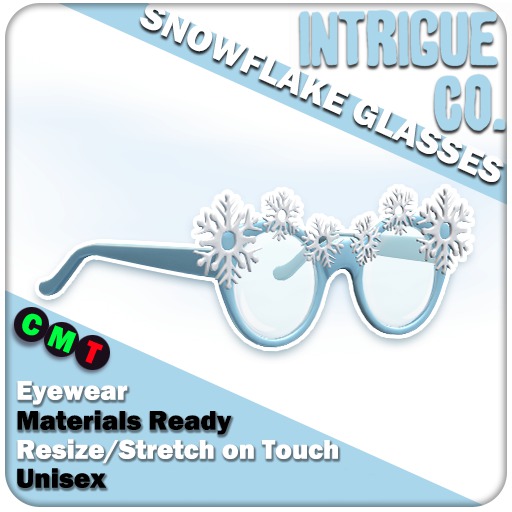Intrigue Co. - Snowflake Glasses