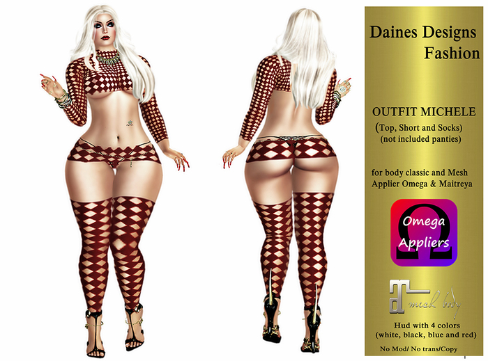 DAINES DESIGNS FASHION - OUTFIT MICHELE- OMEGA MAITREYA APPLIER