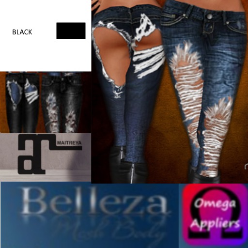 OMEGA APLLIER JEANS BLACK